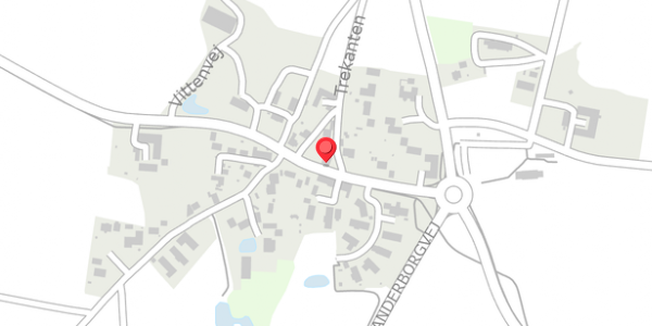 Trafikstøjkort på Vittenvej 6, . , 8382 Hinnerup