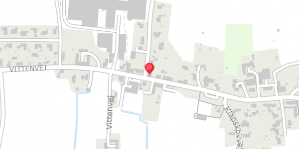 Trafikstøjkort på Vittenvej 80A, . , 8382 Hinnerup