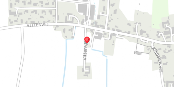 Trafikstøjkort på Vittenvej 91, . , 8382 Hinnerup