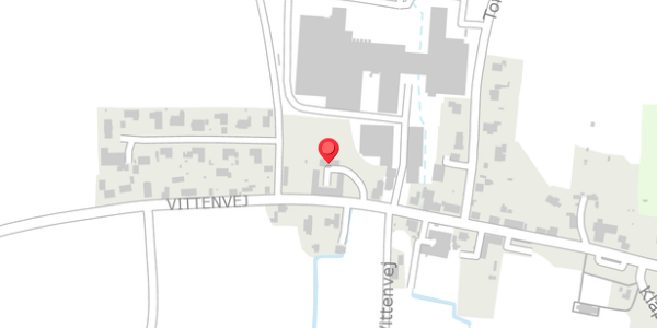 Trafikstøjkort på Vittenvej 94, . , 8382 Hinnerup