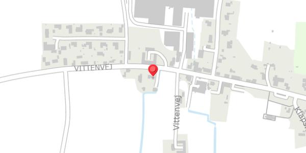 Trafikstøjkort på Vittenvej 95, . , 8382 Hinnerup