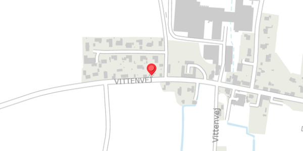 Trafikstøjkort på Vittenvej 96, . , 8382 Hinnerup