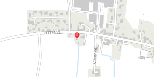 Trafikstøjkort på Vittenvej 97, . , 8382 Hinnerup