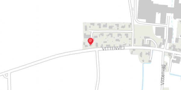 Trafikstøjkort på Vittenvej 106, . , 8382 Hinnerup