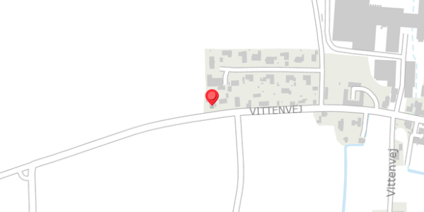 Trafikstøjkort på Vittenvej 108, . , 8382 Hinnerup