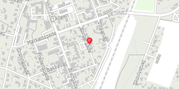 Trafikstøjkort på Borgergade 21, . , 8870 Langå