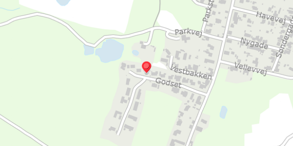 Trafikstøjkort på Godset 14, . , 8870 Langå