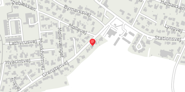 Trafikstøjkort på Grenstenvej 13, 8870 Langå