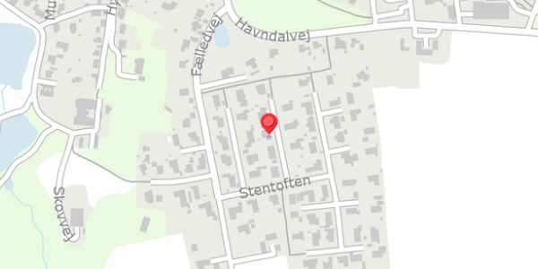 Trafikstøjkort på Stentoften 25, 9550 Mariager