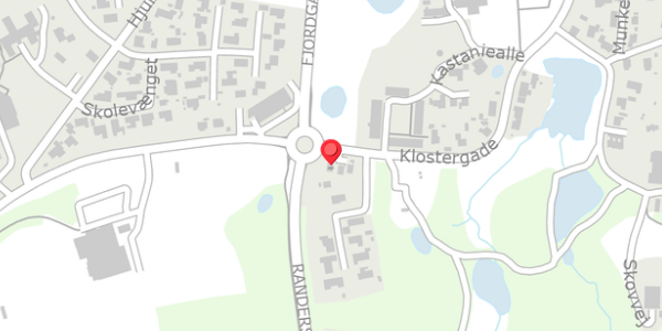 Trafikstøjkort på Klostergade 21, 9550 Mariager