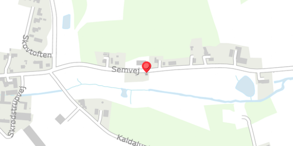 Trafikstøjkort på Semvej 2, 9550 Mariager