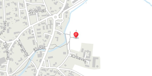 Trafikstøjkort på Kirkevej 1C, 8983 Gjerlev J