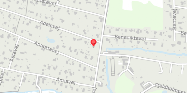 Trafikstøjkort på Adelevej 1, 8500 Grenaa