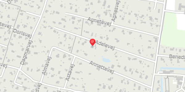 Trafikstøjkort på Adelevej 21, 8500 Grenaa