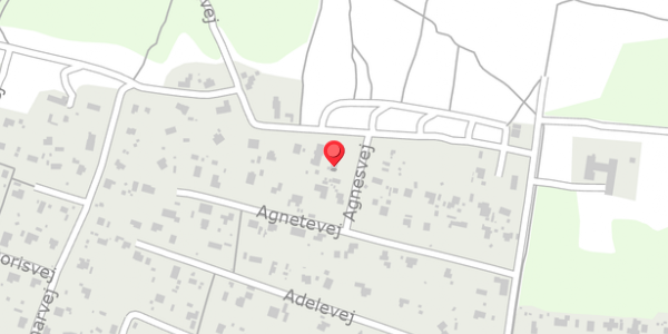 Trafikstøjkort på Agnesvej 3, 8500 Grenaa