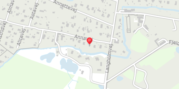 Trafikstøjkort på Annavej 7, 8500 Grenaa