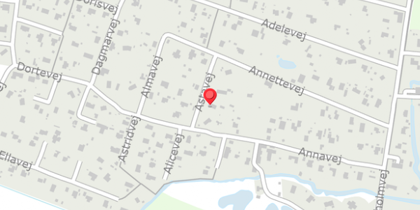 Trafikstøjkort på Astavej 4, 8500 Grenaa