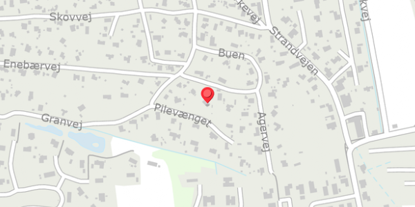 Trafikstøjkort på Buen 13, 8585 Glesborg