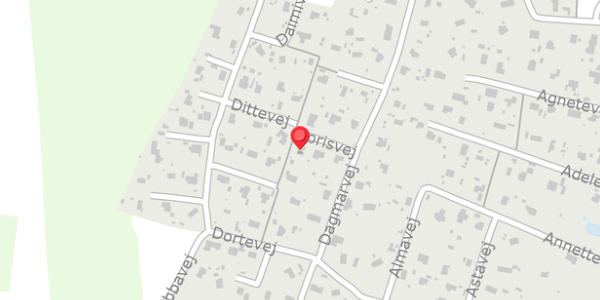 Trafikstøjkort på Dorisvej 5, 8500 Grenaa