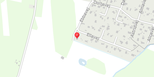 Trafikstøjkort på Ellavej 2, 8500 Grenaa