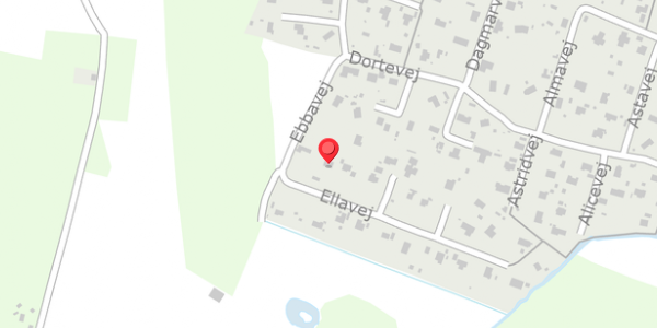 Trafikstøjkort på Ellavej 3, 8500 Grenaa