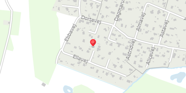 Trafikstøjkort på Ellavej 9, . , 8500 Grenaa
