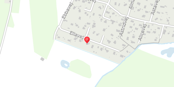 Trafikstøjkort på Ellavej 12, . , 8500 Grenaa