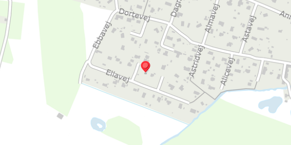 Trafikstøjkort på Ellavej 13, 8500 Grenaa