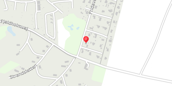 Trafikstøjkort på Fridavej 16, . , 8500 Grenaa