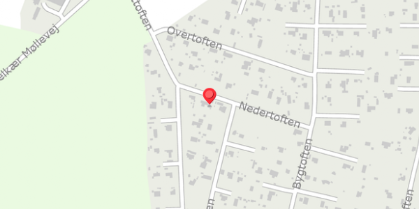 Trafikstøjkort på Nedertoften 2, . , 8585 Glesborg