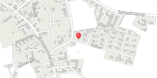 Trafikstøjkort på Toften 1, 8500 Grenaa
