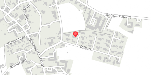 Trafikstøjkort på Toften 5, 8500 Grenaa