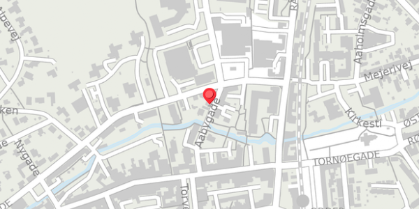 Trafikstøjkort på Aabygade 9, 8300 Odder