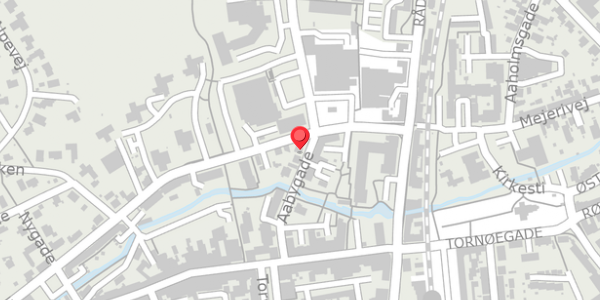 Trafikstøjkort på Aabygade 11, 8300 Odder