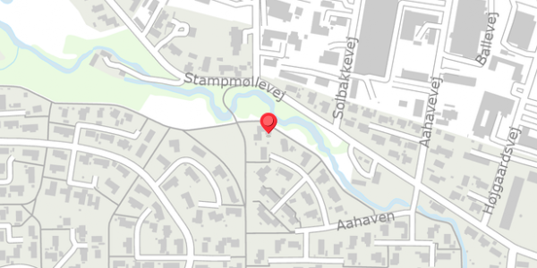 Trafikstøjkort på Aahaven 12, 8300 Odder