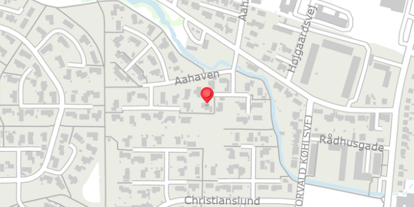 Trafikstøjkort på Aahaven 15, 8300 Odder