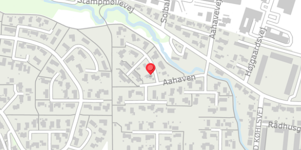 Trafikstøjkort på Aahaven 42, 8300 Odder