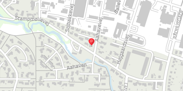 Trafikstøjkort på Aahavevej 1A, 8300 Odder
