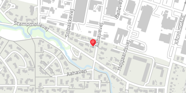 Trafikstøjkort på Aahavevej 1B, 8300 Odder