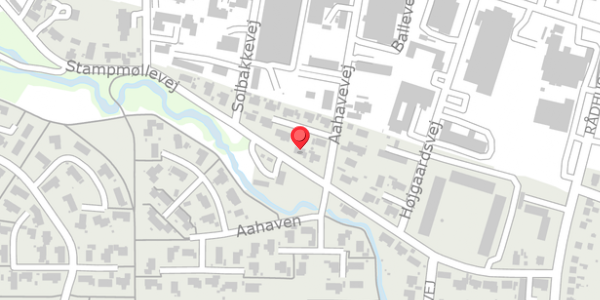 Trafikstøjkort på Aahavevej 1C, 8300 Odder