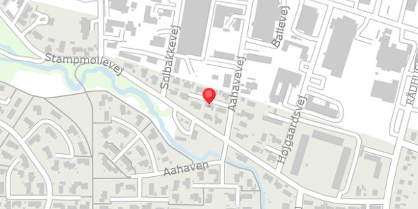 Trafikstøjkort på Aahavevej 1D, 8300 Odder