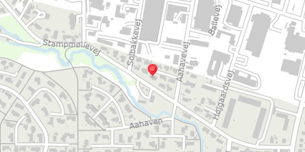 Trafikstøjkort på Aahavevej 1E, 8300 Odder