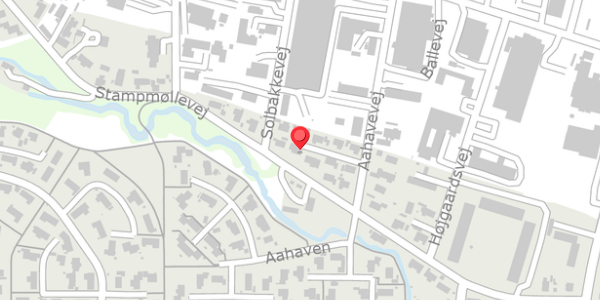 Trafikstøjkort på Aahavevej 1F, 8300 Odder