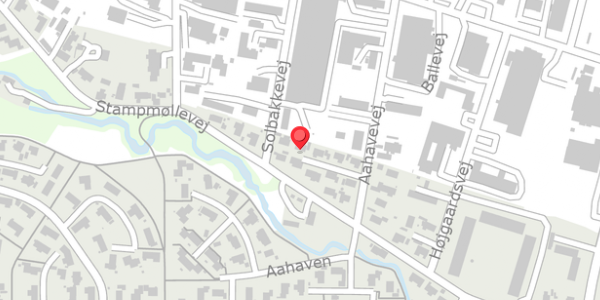 Trafikstøjkort på Aahavevej 1G, 8300 Odder