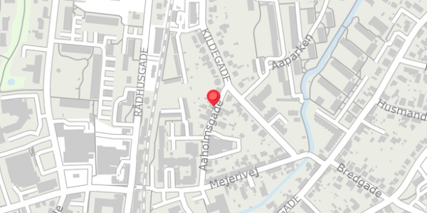 Trafikstøjkort på Aaholmsgade 9, 8300 Odder