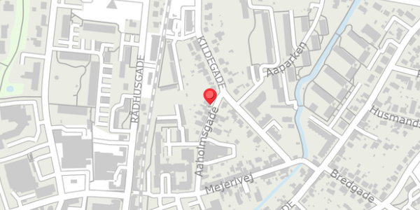 Trafikstøjkort på Aaholmsgade 11, 8300 Odder