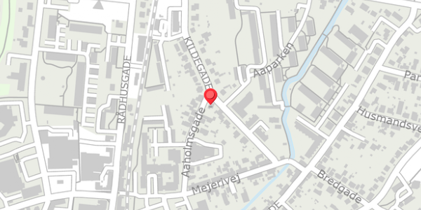 Trafikstøjkort på Aaholmsgade 12B, 8300 Odder