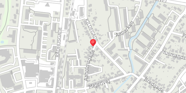 Trafikstøjkort på Aaholmsgade 13, 8300 Odder