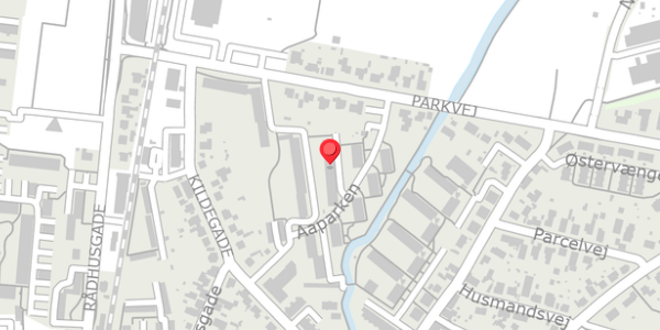 Trafikstøjkort på Aaparken 10, 2. th, 8300 Odder
