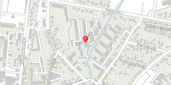 Trafikstøjkort på Aaparken 13, st. th, 8300 Odder